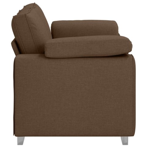 Sofa dwuosobowa Brązowy 160 cm tkanina