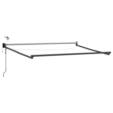 Elektryczna Rozkładana Markiza Czerwony i Biały 2,5 x 2 m