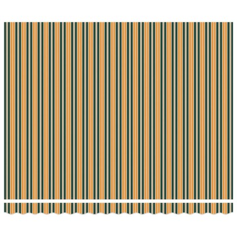 Markiza wysuwana Zielony i żółty 400 × 350 cm