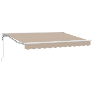 VidaXL Rama markizy Beżowy 300 x 200 cm Poliester z powłoką PU