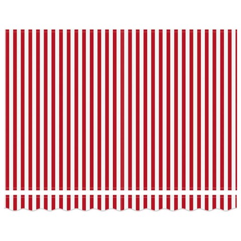 VidaXL Rama markizy Czerwony i Biały 250 x 200 cm