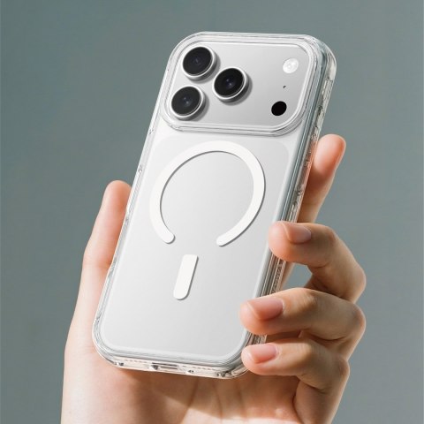 Etui pokrowiec na iPhone 17 Pro Titan Pro MagSafe - przezroczysty