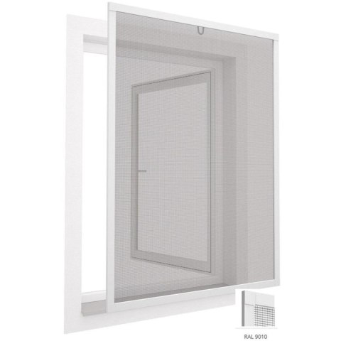 MOSKITIERA OKNO ALU 100X120 BIAŁA