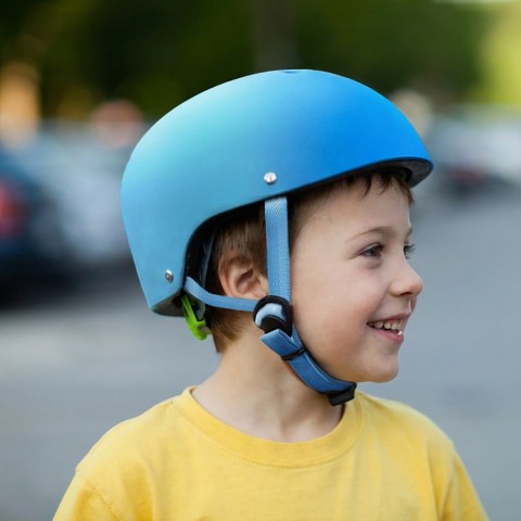 Kask rowerowy BMX hulajnoga 54-58 cm - gradient niebieski