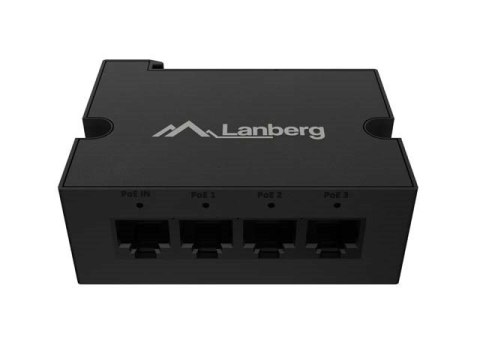 LANBERG SWITCH POE EXTENDER 1XIN 3XOUT 100MB FAST ETHERNET DIN RAIL 30W