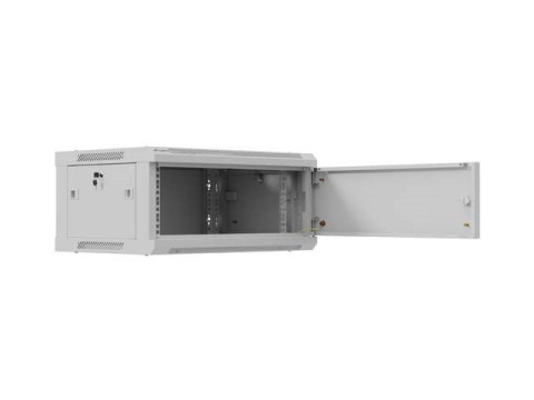 LANBERG SZAFA INSTALACYJNA RACK WISZĄCA 19" 4U 600X450 SZARA DRZWI METALOWE (FLAT PACK)