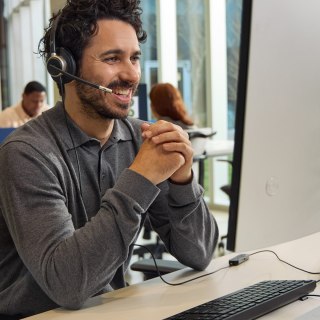 Słuchawki przewodowe HP Poly Mission 615 Monaural USB Wired Headset