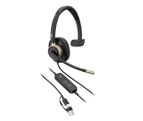 Słuchawki przewodowe HP Poly Mission 815 Monaural USB Wired Headset