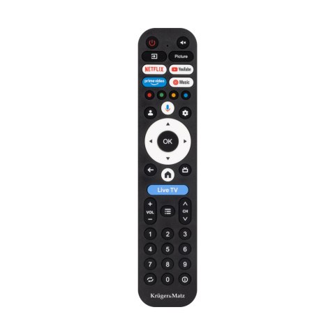 Telewizor Kruger&Matz 75" QLED UHD smart DVB-T2/S2 H.265 Hevc