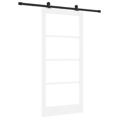 Drzwi przesuwne ORKDAL Biały i czarny 93 x 202 cm