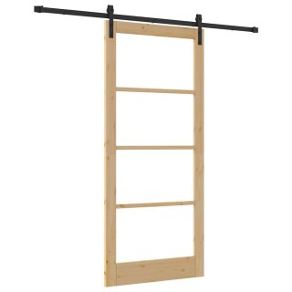 VidaXL Drzwi przesuwne ORKDAL Naturalny 93 x 211 cm