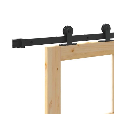 Drzwi przesuwne ORKDAL Naturalny i czarny 93 x 211 cm
