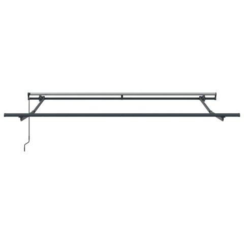 Markiza wysuwana Czarny 350 x 250 cm Poliester i aluminium