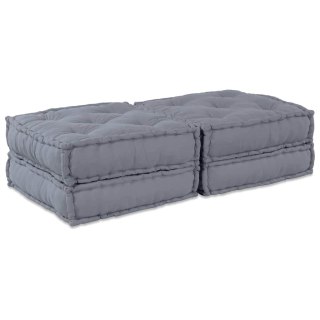 VidaXL Modularna jednostka sofy 2 pcs Szary 140 x 70 x 36 cm tkanina