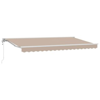 Rama markizy Beżowy 400 x 200 cm Poliester z powłoką PU