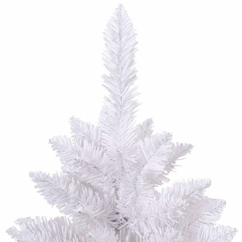 Sztuczna choinka Biały 128 x 128 x 270 cm PVC i Metal