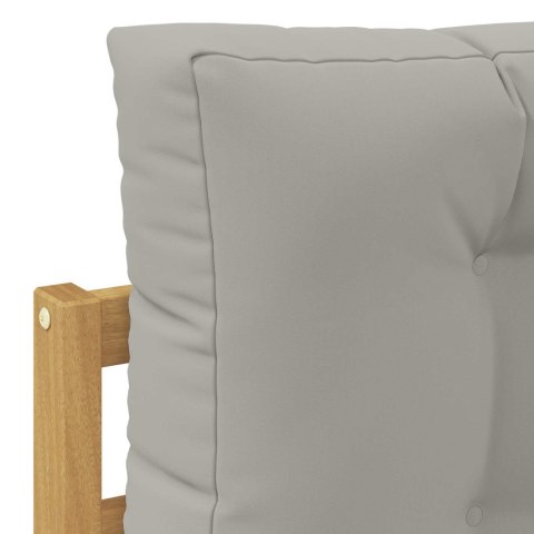 2 pcs Zestaw sof na zewnątrz Poliester Biały
