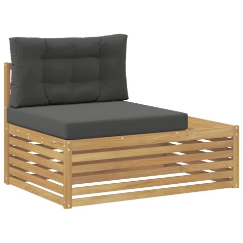 2 pcs Zestaw sof na zewnątrz Poliester Biały