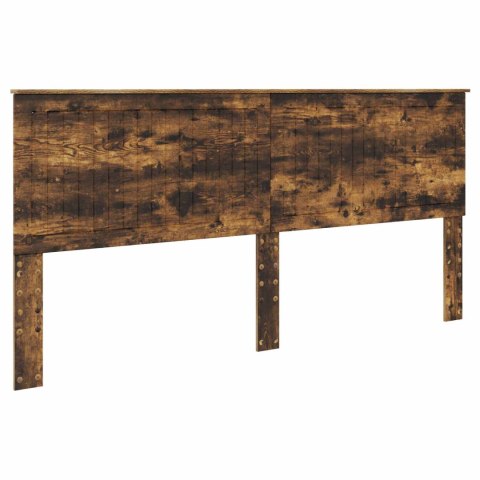 Ramka łóżka Dąb wędzony 200 x 200 cm Lite drewno sosnowe