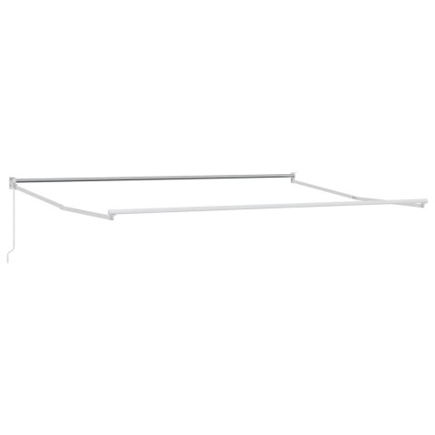 Markiza wysuwana kremowy 4 x 2 m 100% Poliester i Aluminium