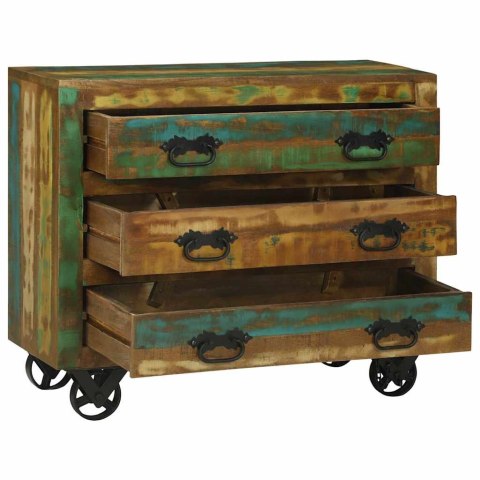 Bufet Brązowy 80 x 30 x 65 cm Lite Drewno Recyklingowe