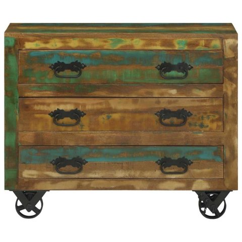 Bufet Brązowy 80 x 30 x 65 cm Lite Drewno Recyklingowe