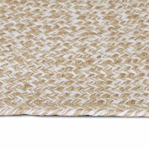 Dywany pokojowe Naturalne i białe 300 x 300 cm Juta