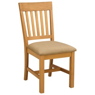 Krzesło jadalniane 2 pcs Dąb lite Beżowy 45 x 59 x 92 cm