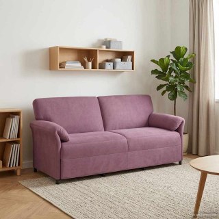 VidaXL Sofa 3-osobowa Fioletowy 198 x 83 x 95 cm Welur