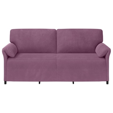 Sofa 3-osobowa Fioletowy 198 x 83 x 95 cm Welur