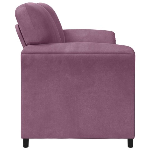 Sofa 3-osobowa Fioletowy 198 x 83 x 95 cm Welur