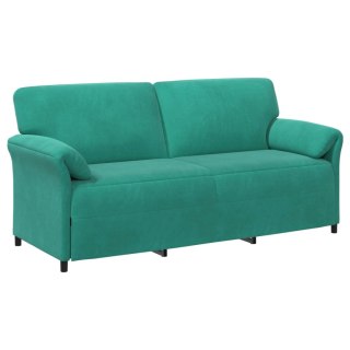 VidaXL Sofa 3-osobowa Turkusowy 198 x 83 x 95 cm Welur