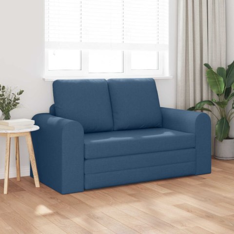 Sofa Bed 60cm Niebieski tkanina