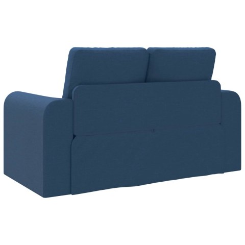 Sofa Bed 60cm Niebieski tkanina