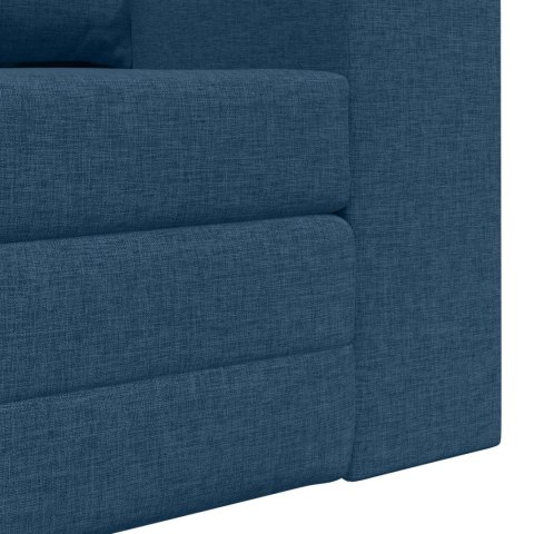 Sofa Bed 60cm Niebieski tkanina