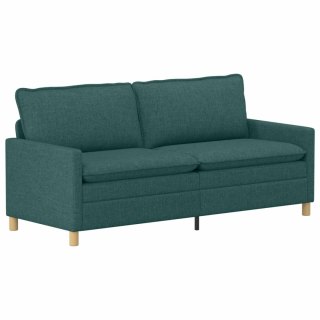 VidaXL Sofa Ciemnozielony 196 x 81 x 87,5 cm tkanina