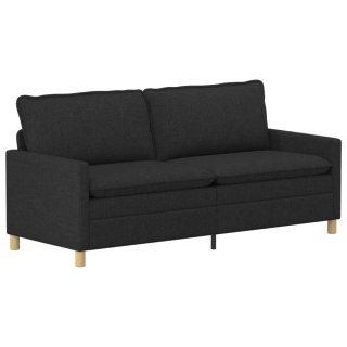 VidaXL Sofa Czarny 196 x 81 x 87,5 cm tkanina