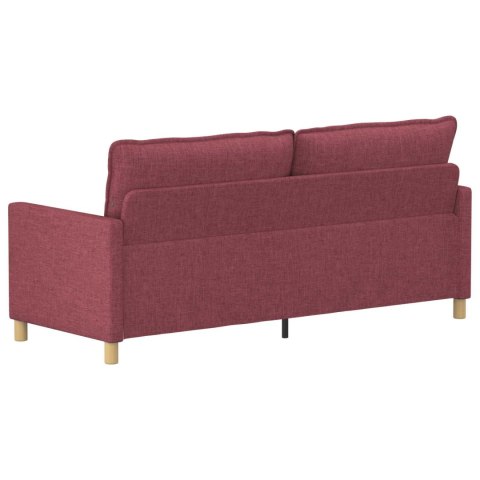 Sofa Czerwone wino 196 x 81 x 87,5 cm tkanina