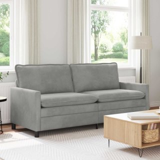 VidaXL Sofa jasnoszary 196 x 81 x 87,5 cm Welur