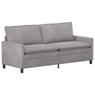 VidaXL Sofa jasnoszary 196 x 81 x 87,5 cm Welur