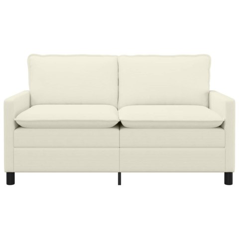 Sofa kremowy 156 x 81 x 87,5 cm tkanina