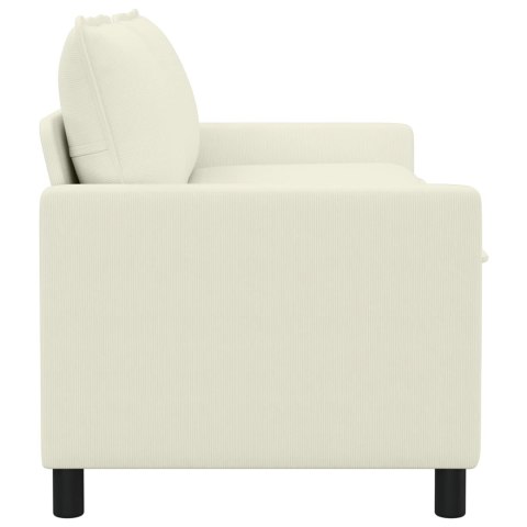Sofa kremowy 156 x 81 x 87,5 cm tkanina