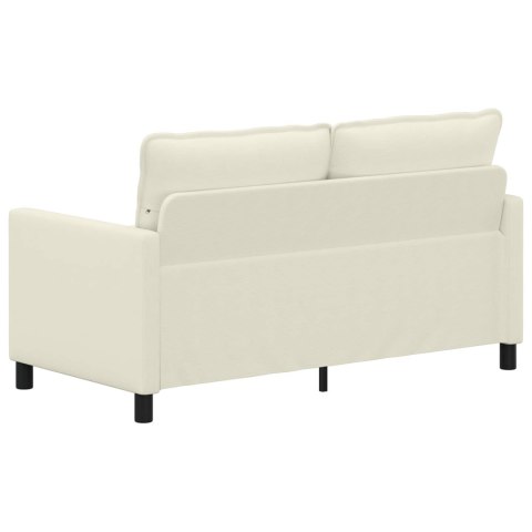Sofa kremowy 156 x 81 x 87,5 cm tkanina