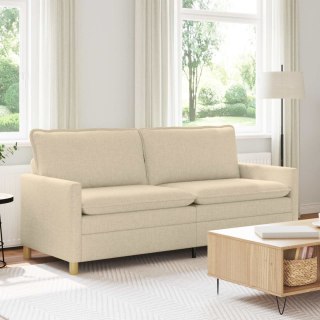 VidaXL Sofa kremowy 196 x 81 x 87,5 cm tkanina