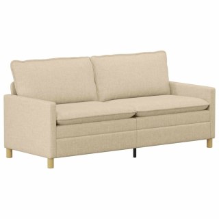 VidaXL Sofa kremowy 196 x 81 x 87,5 cm tkanina