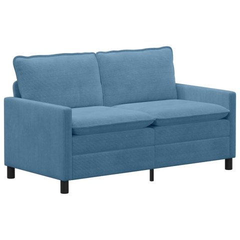 Sofa niebieski 156 x 81 x 87,5 cm tkanina