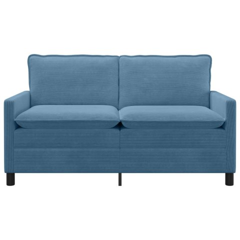 Sofa niebieski 156 x 81 x 87,5 cm tkanina