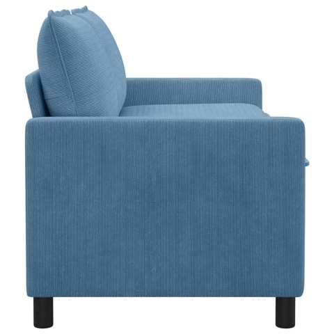 Sofa niebieski 156 x 81 x 87,5 cm tkanina