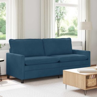 VidaXL Sofa niebieski 196 x 81 x 87,5 cm Welur