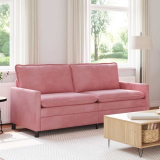 VidaXL Sofa różowy 196 x 81 x 87,5 cm Welur
